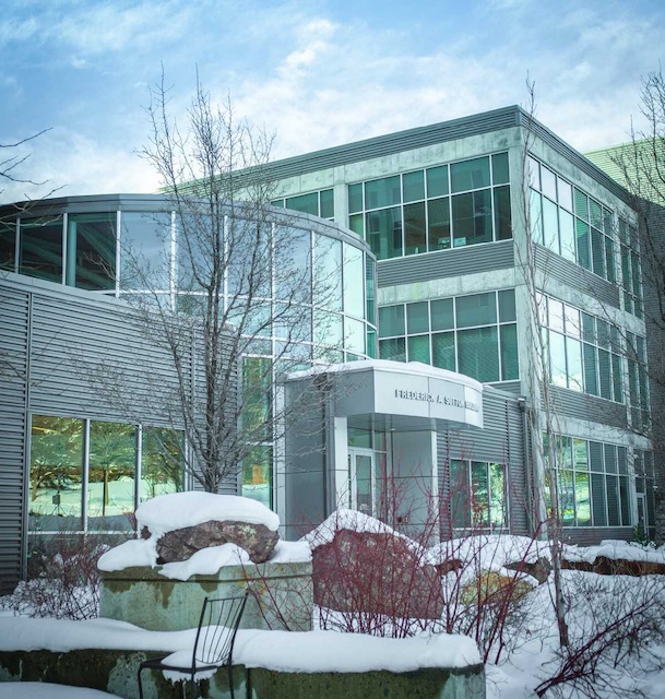 Winter photo of the Frederick Albert Sutton Building