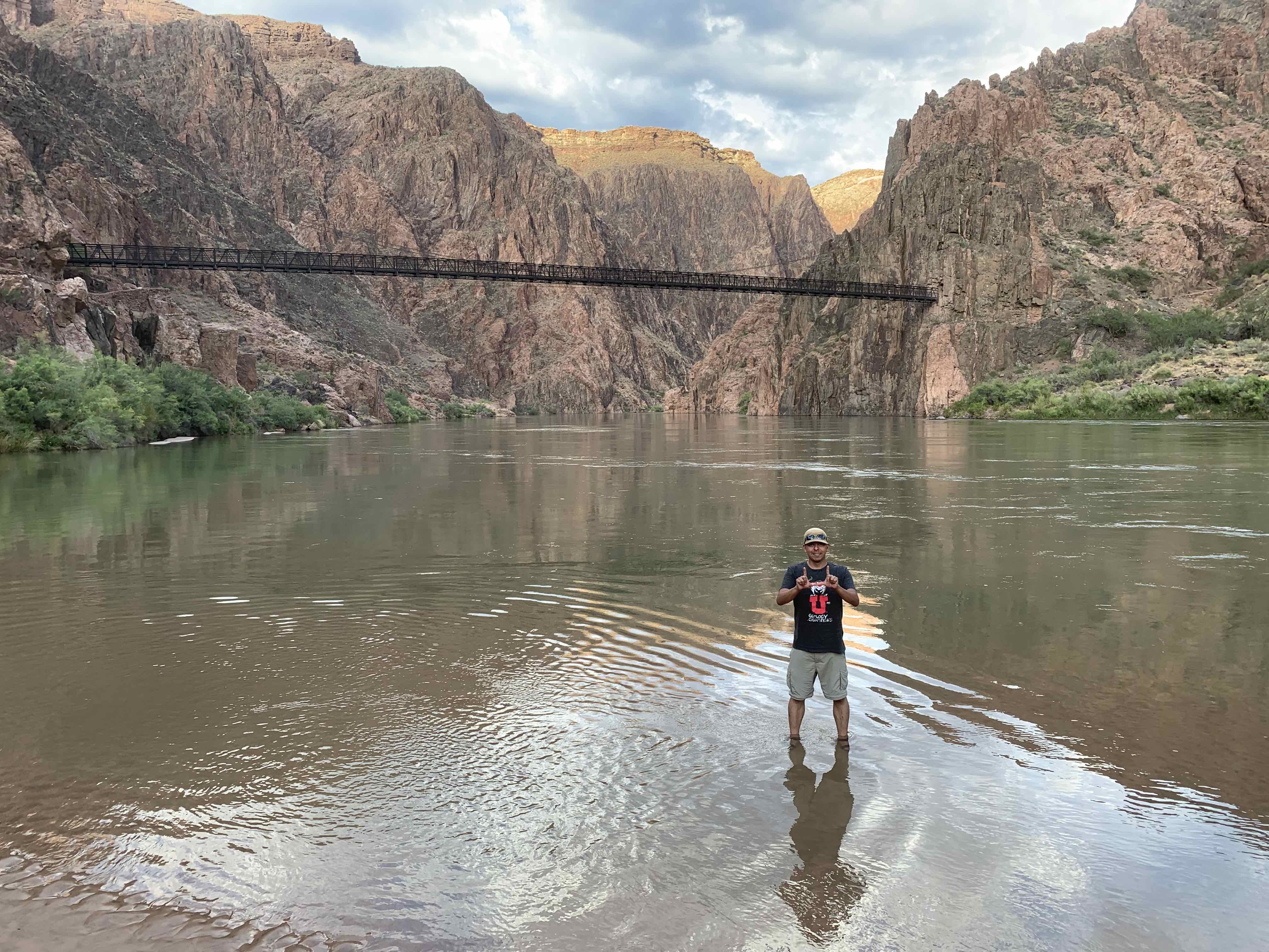 Raul Ochoa in Grand Canyon