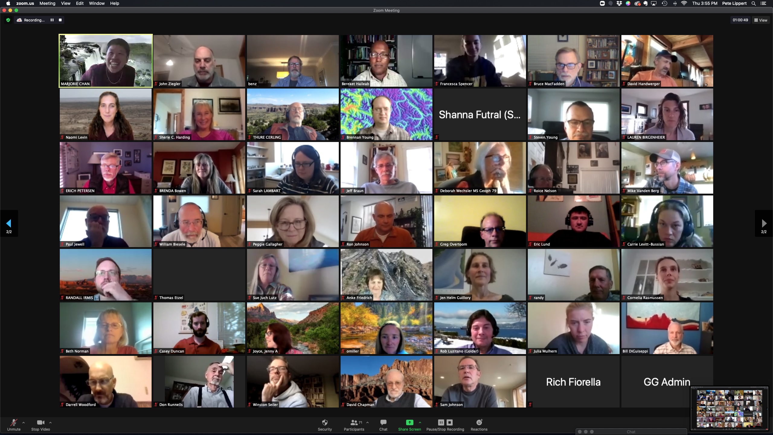 Virtual Alumni Social Attendees 2020