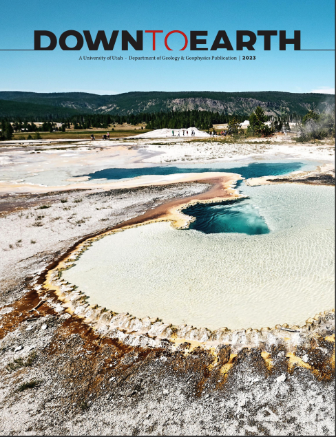 Newsletter cover image of Yellowstone